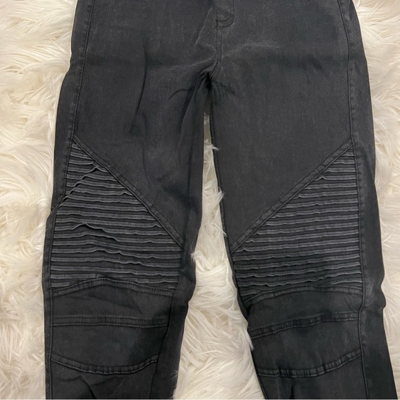 Black Moto Skinny Pants - Picture 3 of 4